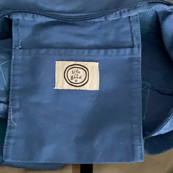 NWT Life is Good zippered tote bag - Picture 4 of 6